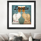 Doodle Beer Double by Ryan Fowler on GIANT ART - beige animals