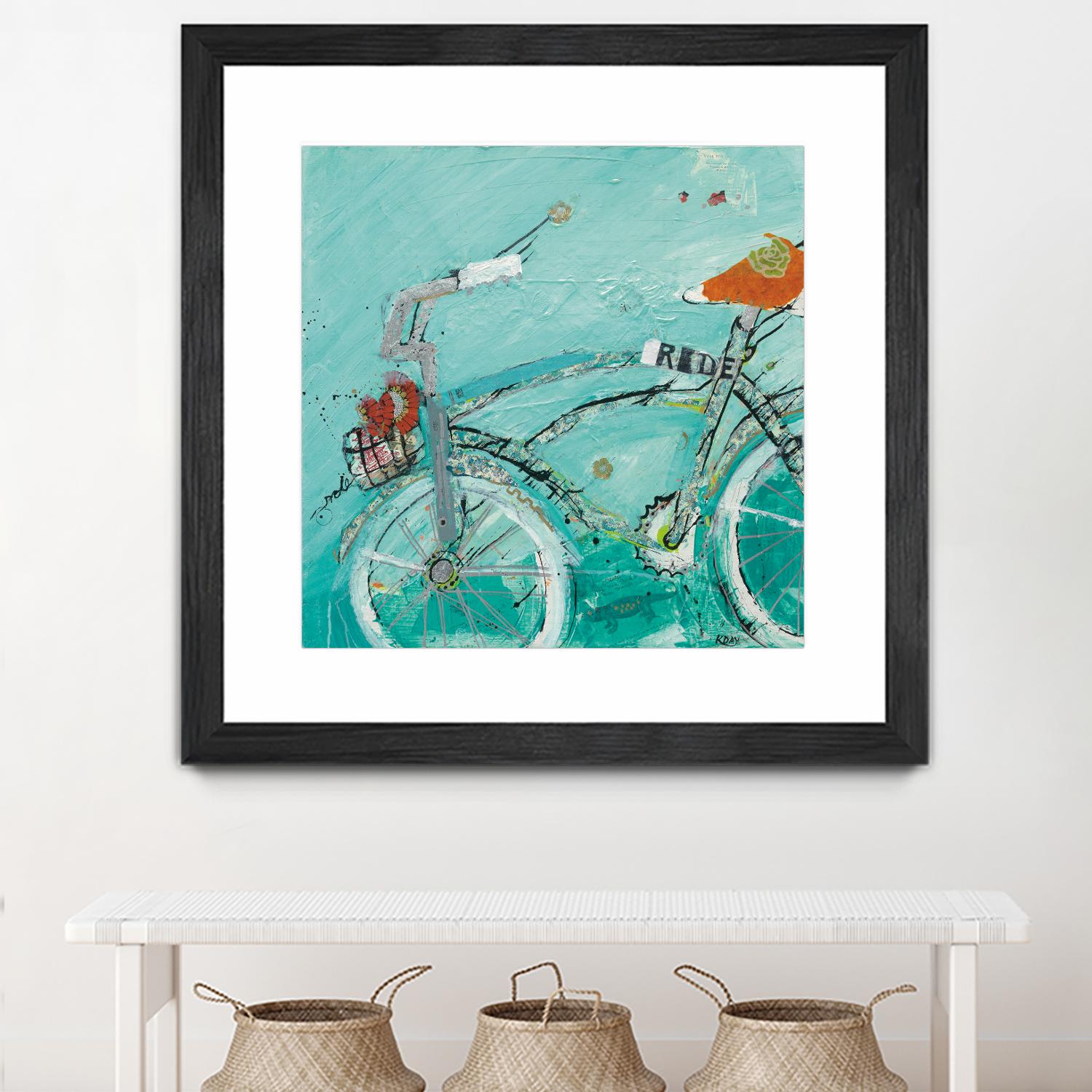 Ride by Kellie Day on GIANT ART - orange leisure