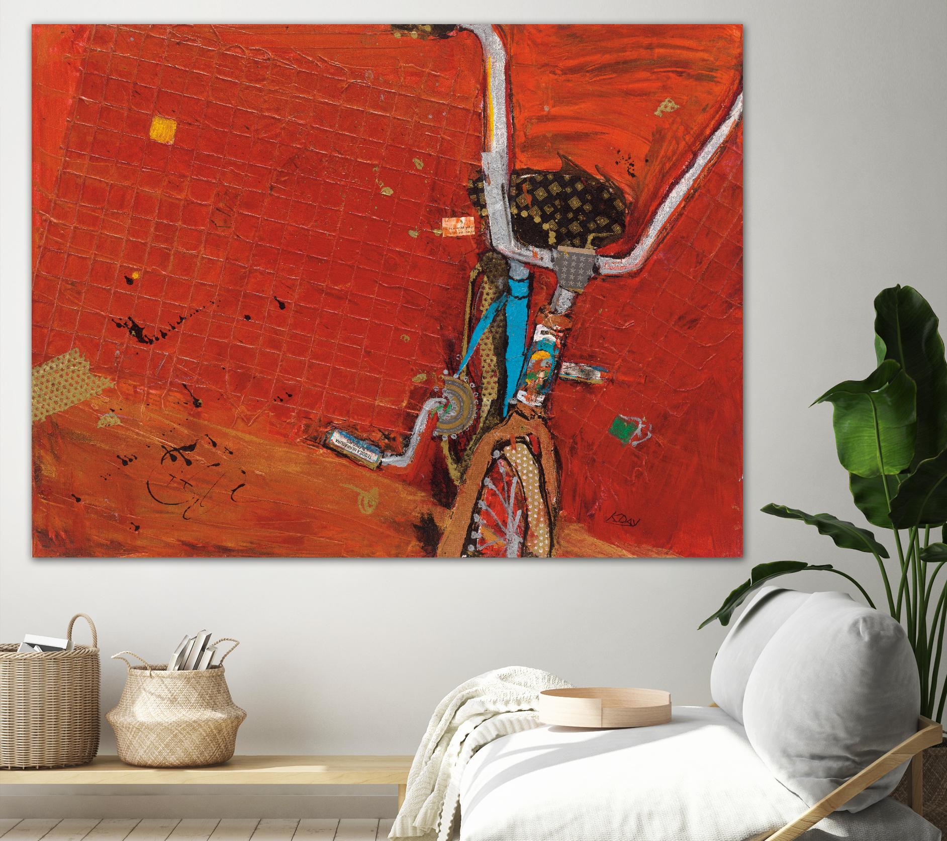 Perky T's by Kellie Day on GIANT ART - orange leisure