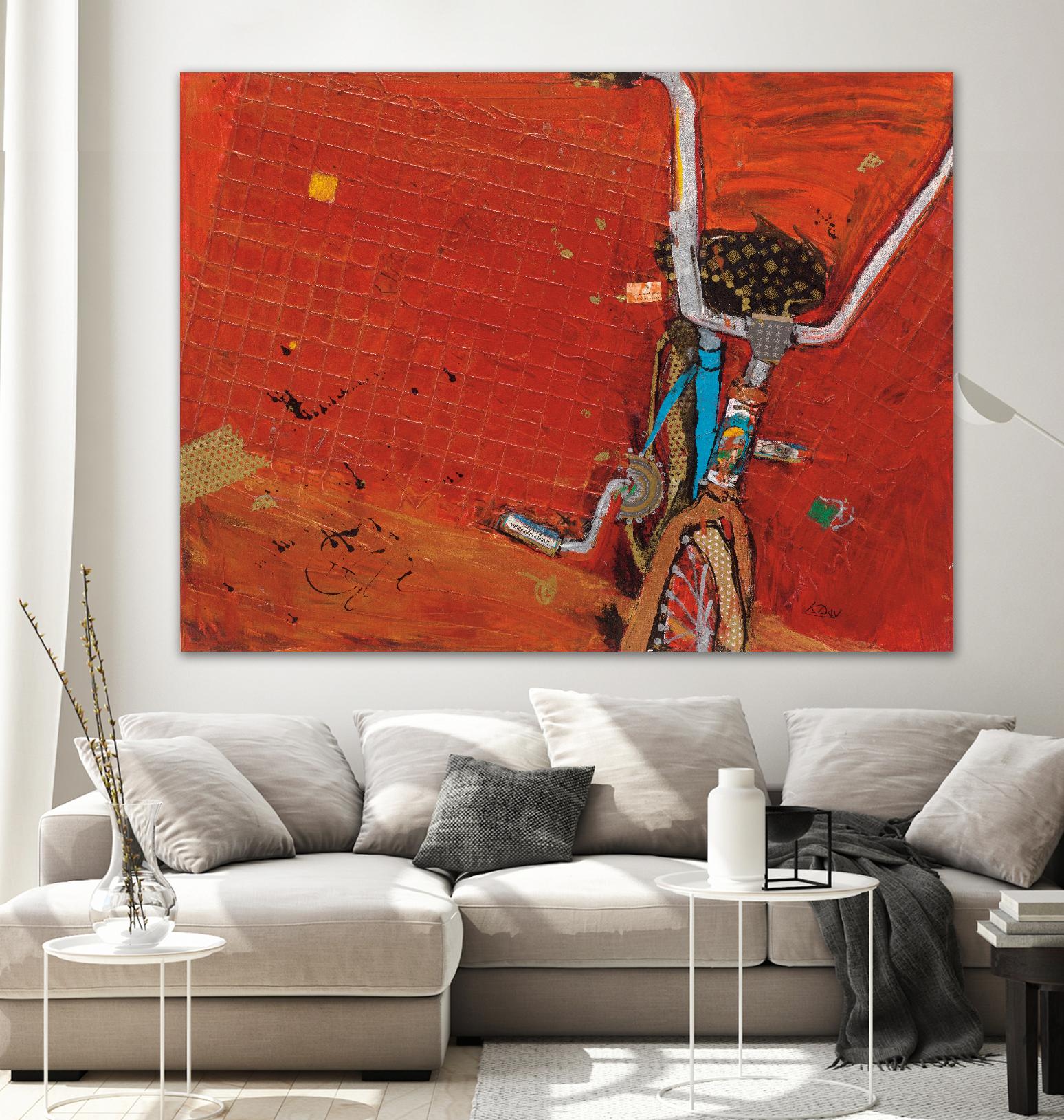 Perky T's by Kellie Day on GIANT ART - orange leisure