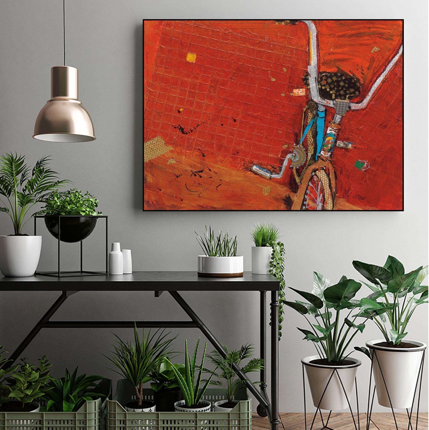 Perky T's by Kellie Day on GIANT ART - orange leisure