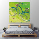 Yes by Kellie Day on GIANT ART - blue leisure