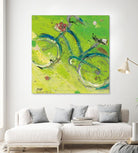 Yes by Kellie Day on GIANT ART - blue leisure