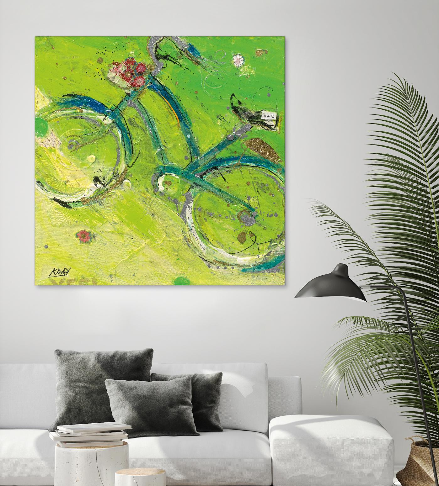 Yes by Kellie Day on GIANT ART - blue leisure