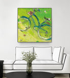 Yes by Kellie Day on GIANT ART - blue leisure