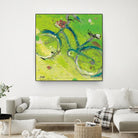 Yes by Kellie Day on GIANT ART - blue leisure