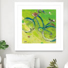 Yes by Kellie Day on GIANT ART - blue leisure