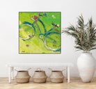 Yes by Kellie Day on GIANT ART - blue leisure