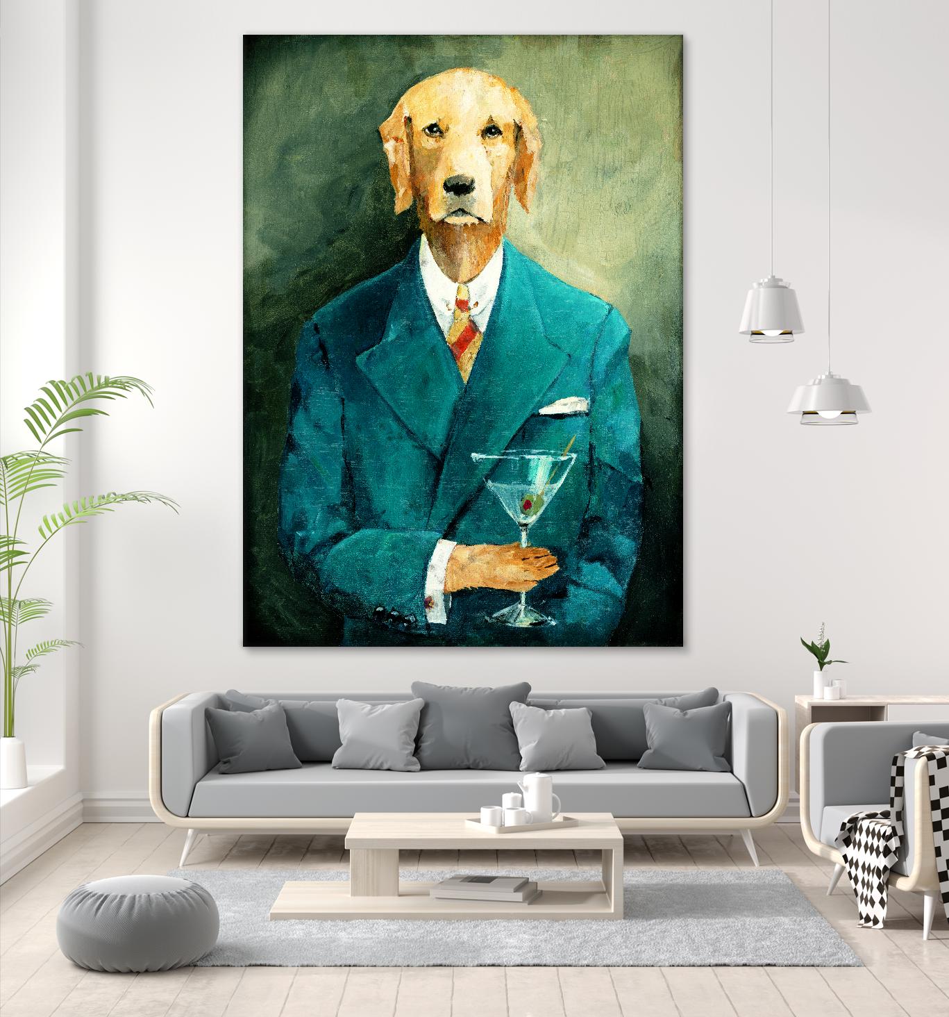 John Steinbark by Avery Tillmon on GIANT ART - grey animals