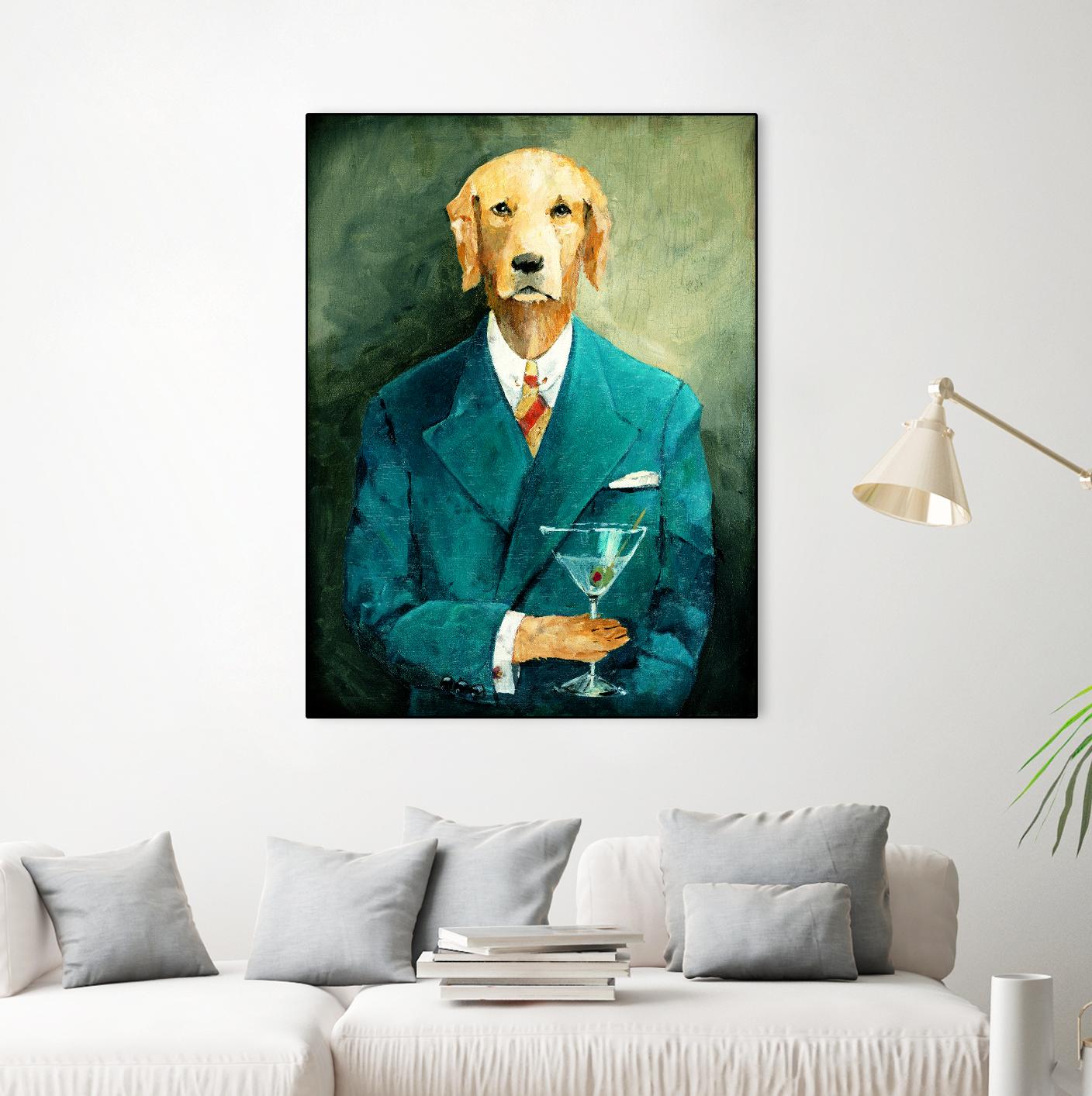 John Steinbark by Avery Tillmon on GIANT ART - grey animals