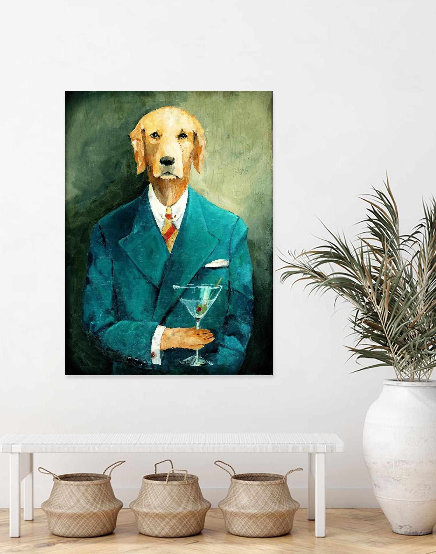 John Steinbark by Avery Tillmon on GIANT ART - grey animals