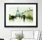 Eiffel in the Rain Marsala Umbrella by Avery Tillmon on GIANT ART - green everyday life