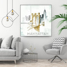Brooklyn Bridge by Avery Tillmon on GIANT ART - grey city scene