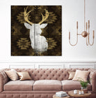Precious Antlers II by Wellington Studio on GIANT ART - beige country look