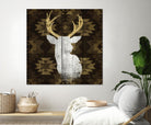 Precious Antlers II by Wellington Studio on GIANT ART - beige country look