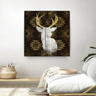 Precious Antlers II by Wellington Studio on GIANT ART - beige country look