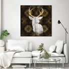 Precious Antlers II by Wellington Studio on GIANT ART - beige country look