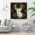 Precious Antlers II by Wellington Studio on GIANT ART - beige country look