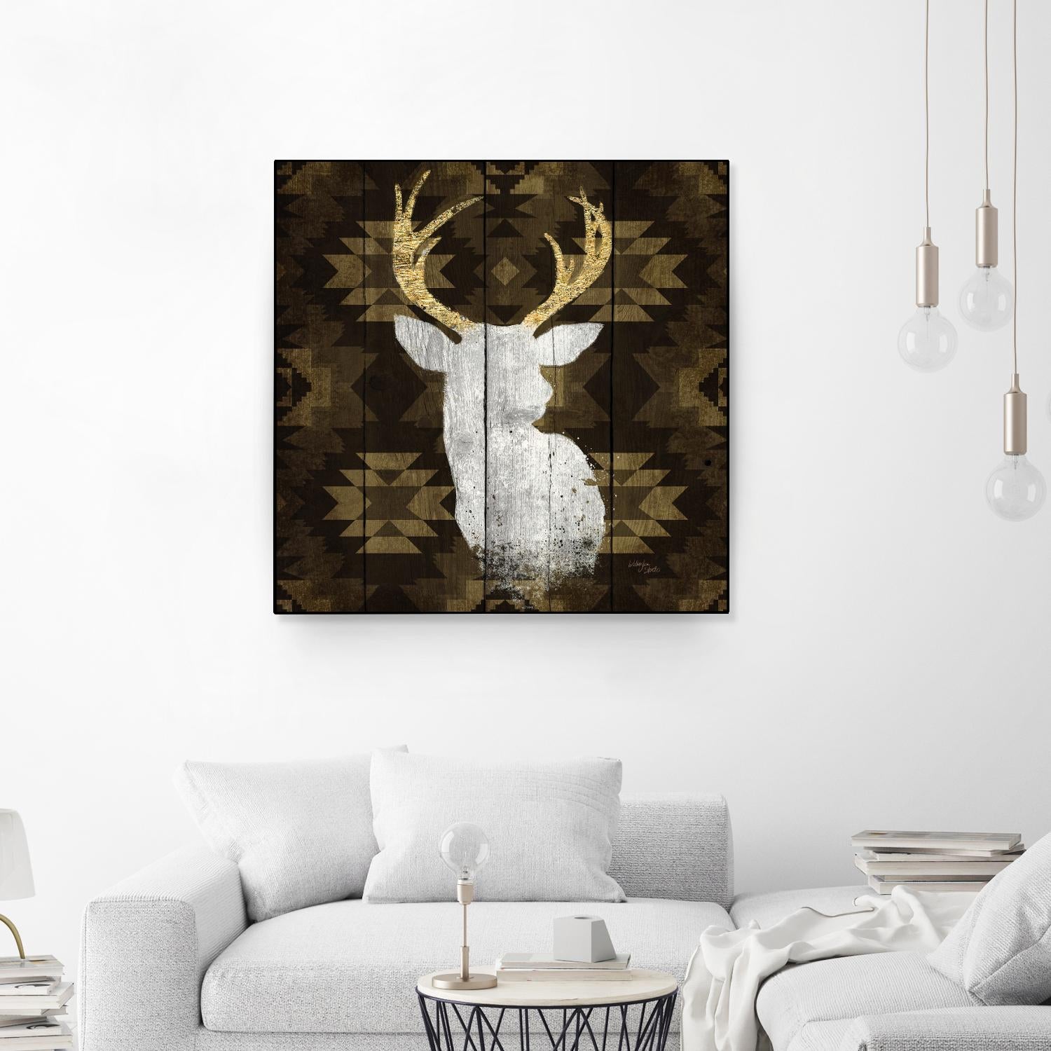 Precious Antlers II by Wellington Studio on GIANT ART - beige country look