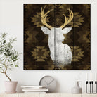 Precious Antlers II by Wellington Studio on GIANT ART - beige country look
