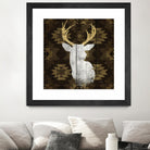 Precious Antlers II by Wellington Studio on GIANT ART - beige country look