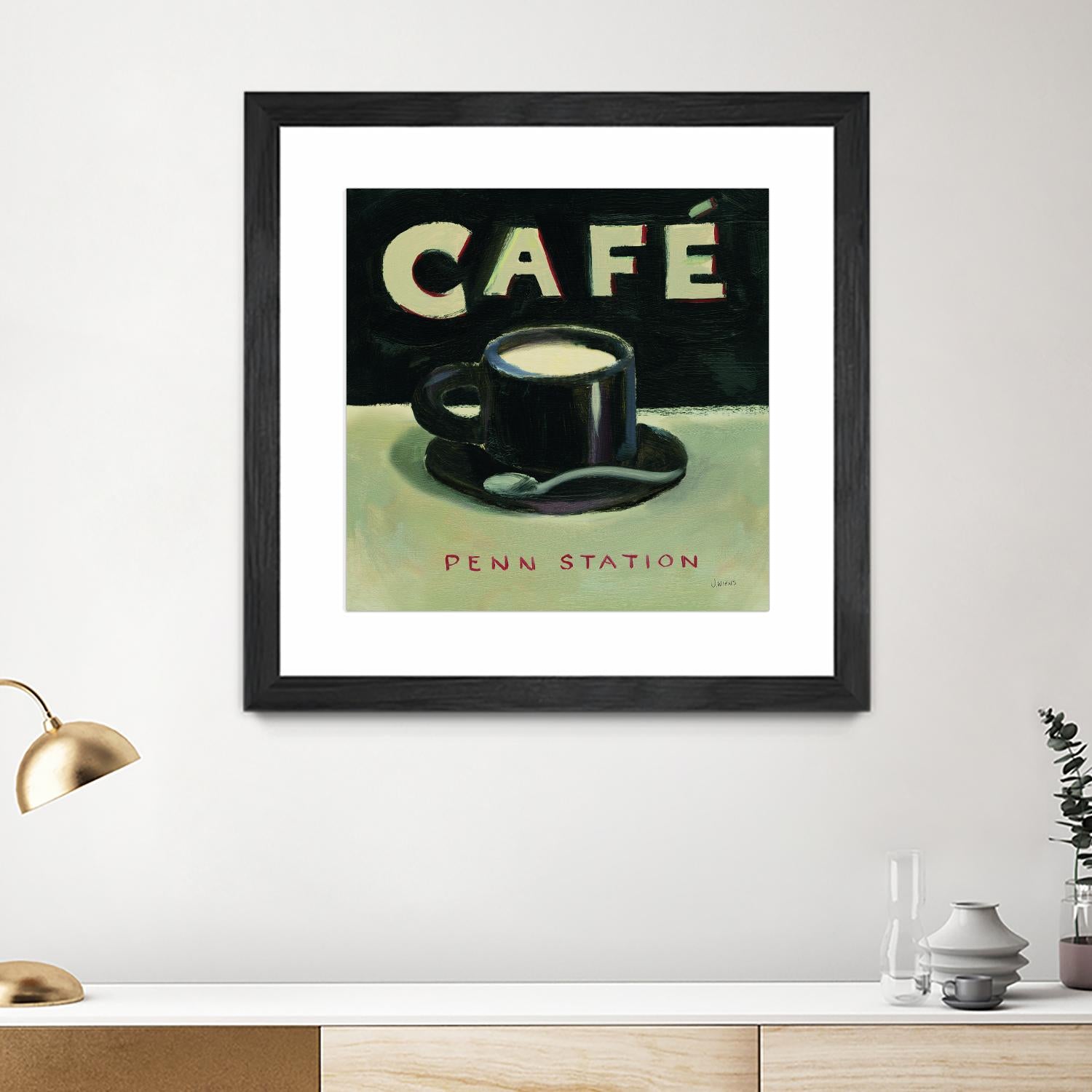 Coffee Spot I by James Wiens on GIANT ART - beige fruit-food-drink