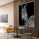 Zebra II by Debra Van Swearingen on GIANT ART - white animals