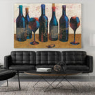 Wine Splash Light I by Wellington Studio on GIANT ART - blue fruit-food-drink