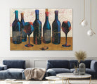 Wine Splash Light I by Wellington Studio on GIANT ART - blue fruit-food-drink