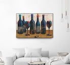 Wine Splash Light I by Wellington Studio on GIANT ART - blue fruit-food-drink