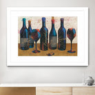 Wine Splash Light I by Wellington Studio on GIANT ART - blue fruit-food-drink