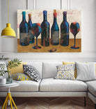 Wine Splash Light I by Wellington Studio on GIANT ART - blue fruit-food-drink
