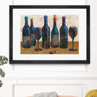 Wine Splash Light I by Wellington Studio on GIANT ART - blue fruit-food-drink