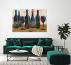 Wine Splash Light I by Wellington Studio on GIANT ART - blue fruit-food-drink