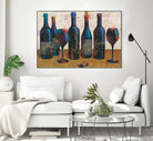 Wine Splash Light I by Wellington Studio on GIANT ART - blue fruit-food-drink