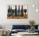 Wine Splash Light I by Wellington Studio on GIANT ART - blue fruit-food-drink