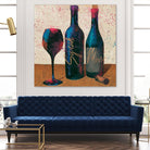 Wine Splash Light II by Wellington Studio on GIANT ART - blue fruit-food-drink
