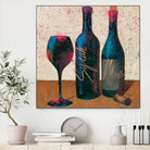 Wine Splash Light II by Wellington Studio on GIANT ART - blue fruit-food-drink
