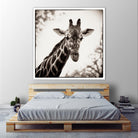 Giraffe I by Debra Van Swearingen on GIANT ART - grey animals