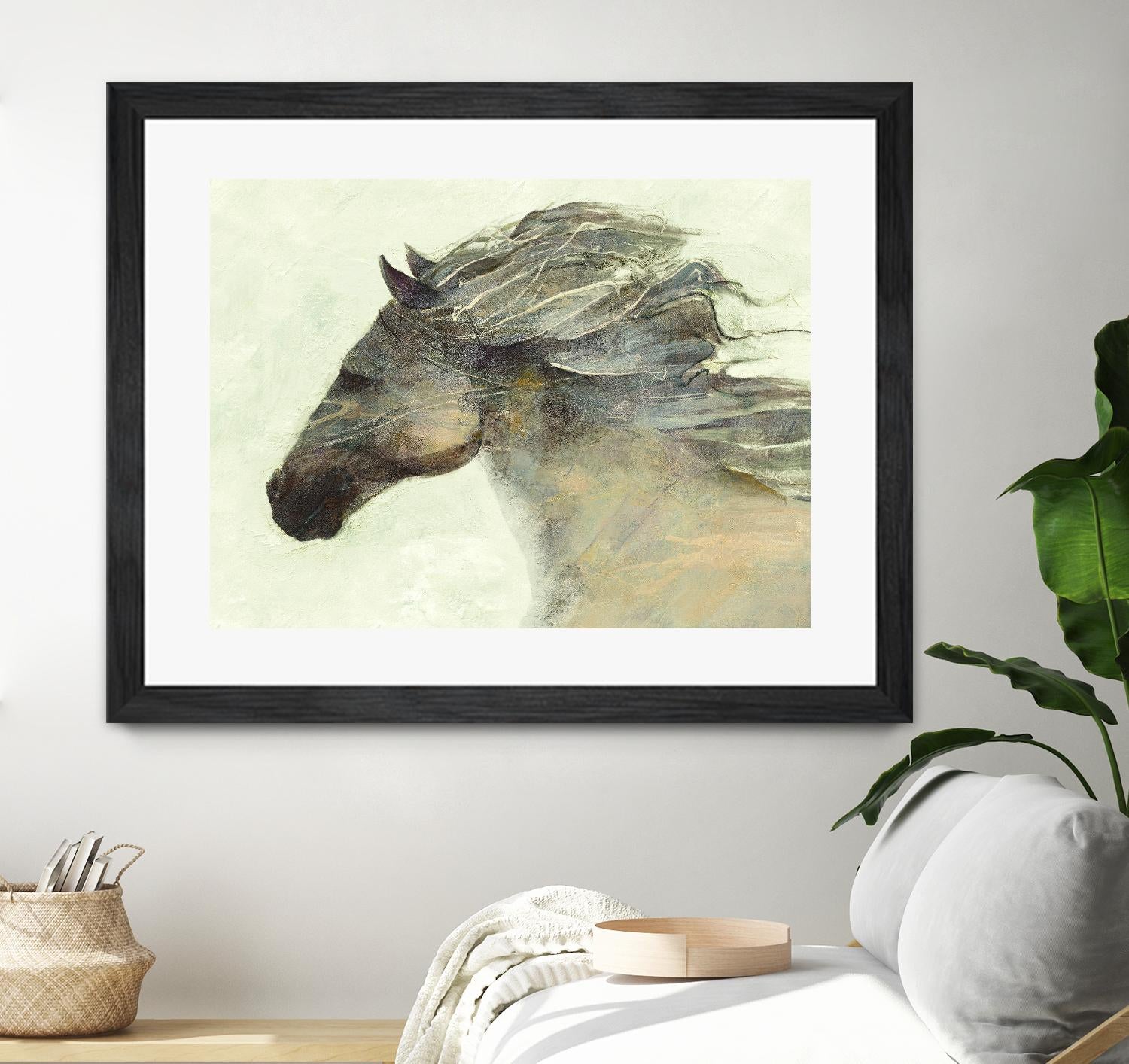 Into the Wind Ivory by Albena Hristova on GIANT ART - grey animals