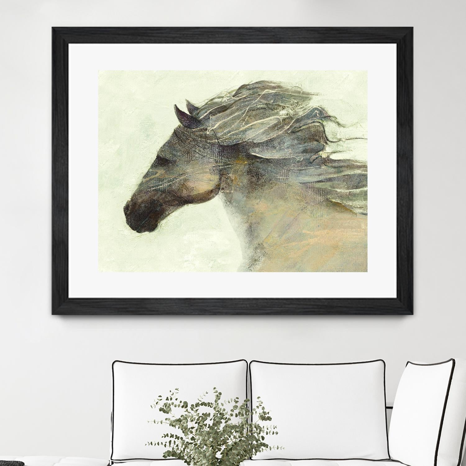 Into the Wind Ivory by Albena Hristova on GIANT ART - grey animals