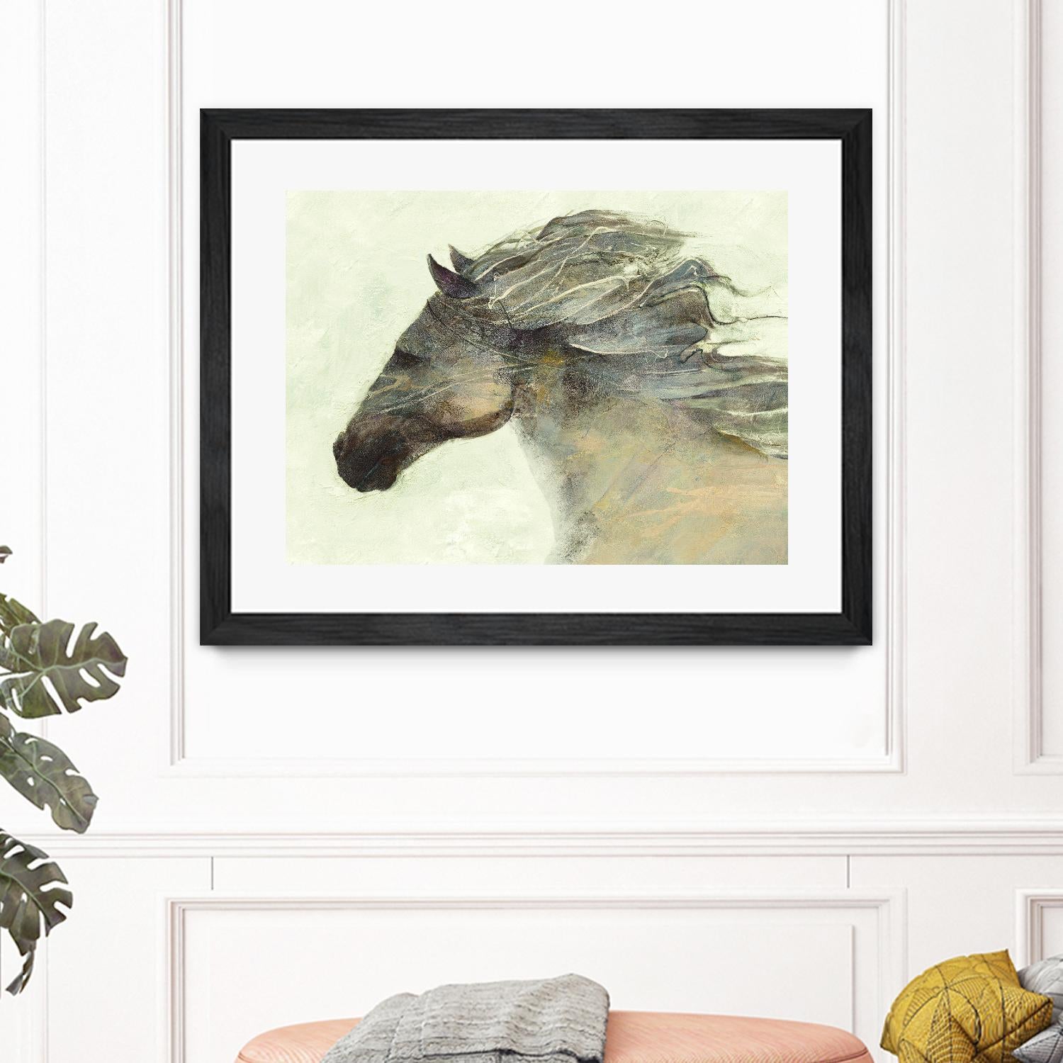 Into the Wind Ivory by Albena Hristova on GIANT ART - grey animals