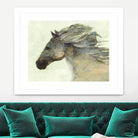 Into the Wind Ivory by Albena Hristova on GIANT ART - grey animals