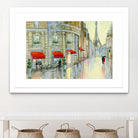 Touring Paris Couple by Julia Purinton on GIANT ART - beige everyday life