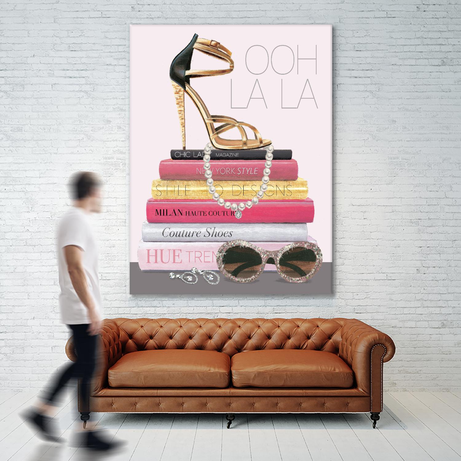 Paris Style I Gold and Black by Marco Fabiano on GIANT ART - grey fashion