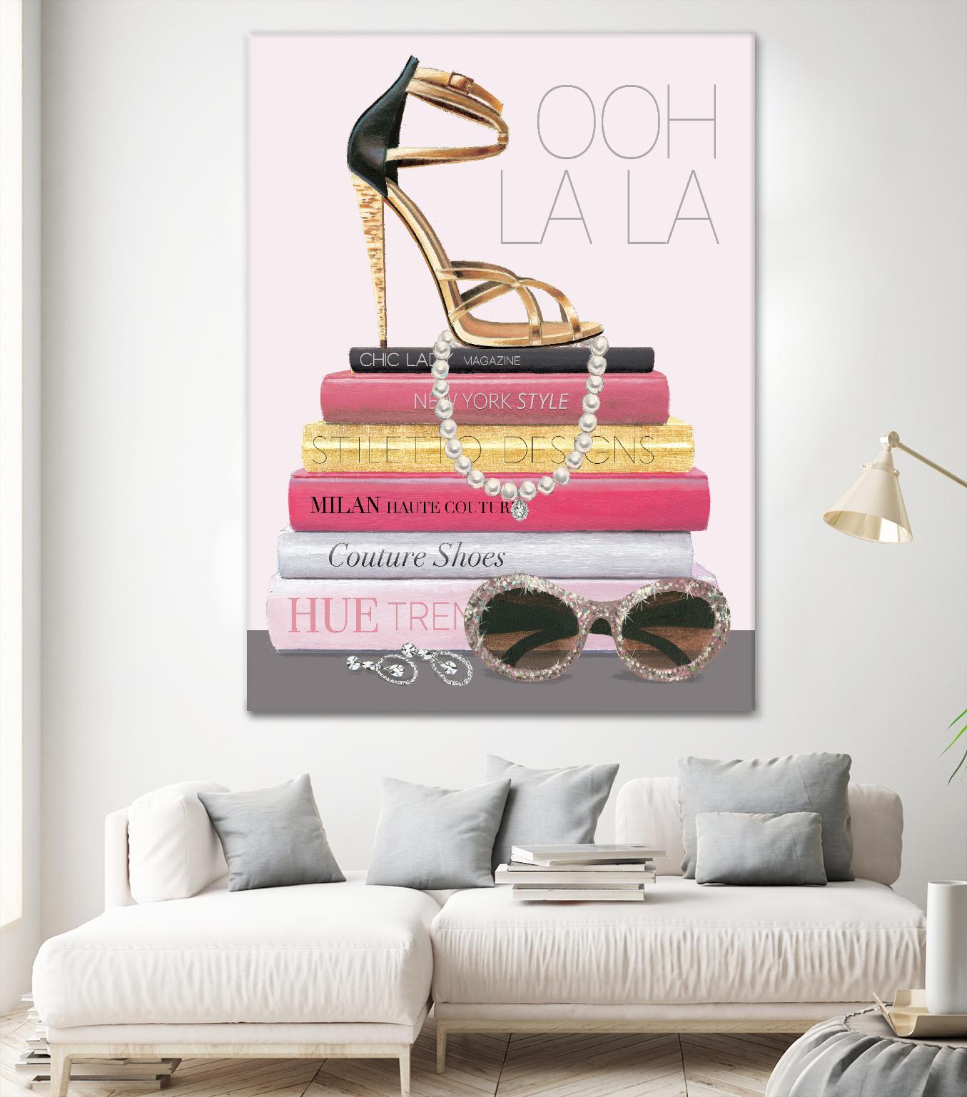 Paris Style I Gold and Black by Marco Fabiano on GIANT ART - grey fashion