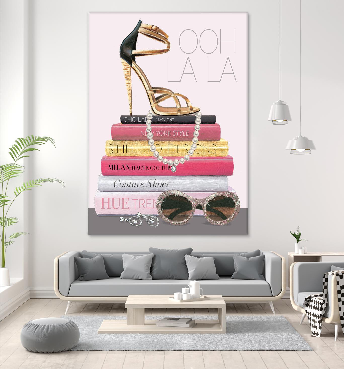 Paris Style I Gold and Black by Marco Fabiano on GIANT ART - grey fashion