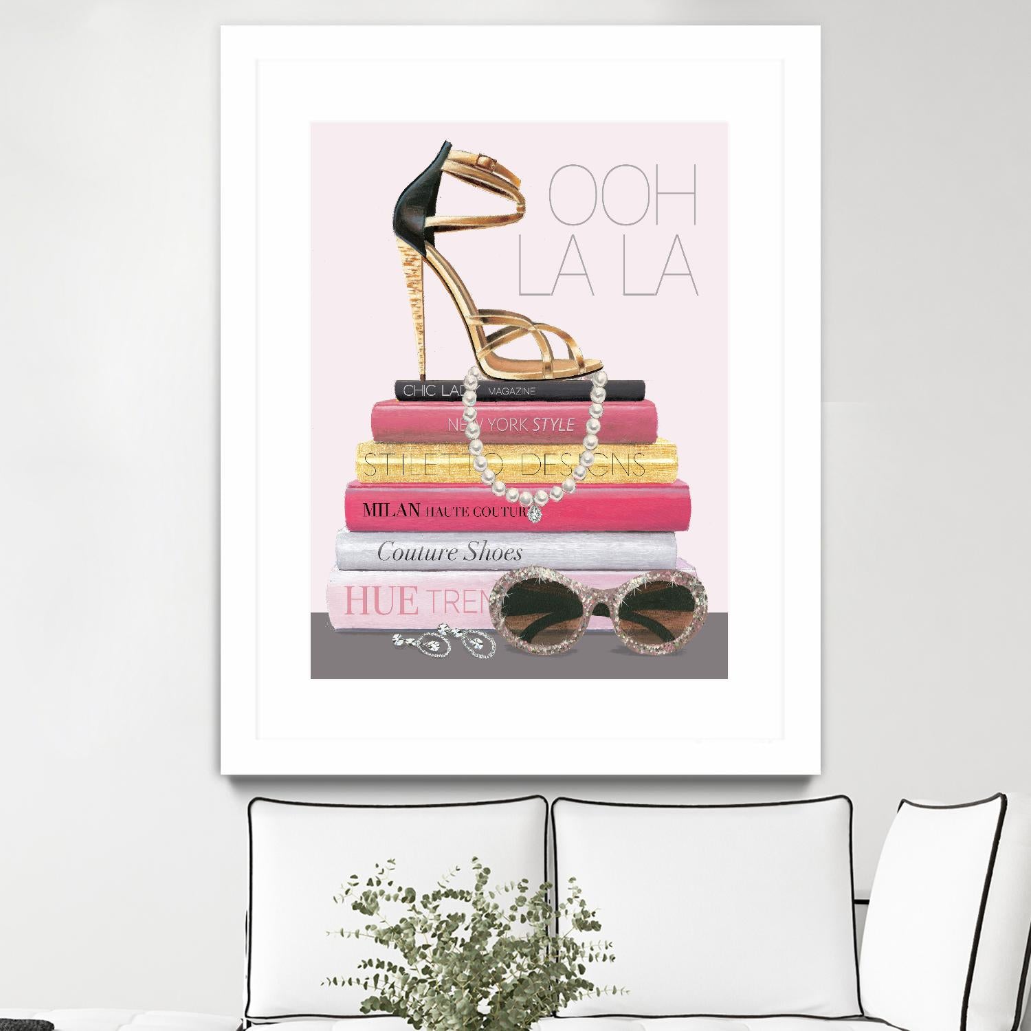 Paris Style I Gold and Black by Marco Fabiano on GIANT ART - grey fashion