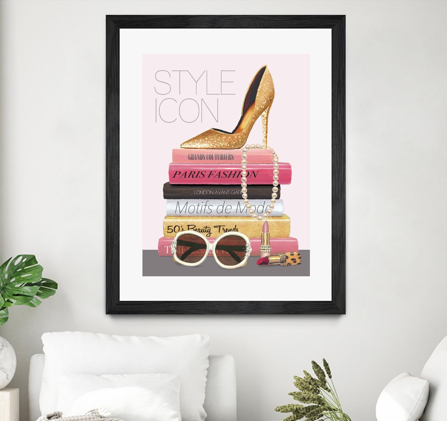 Paris Style II Gold and Black by Marco Fabiano on GIANT ART - grey fashion