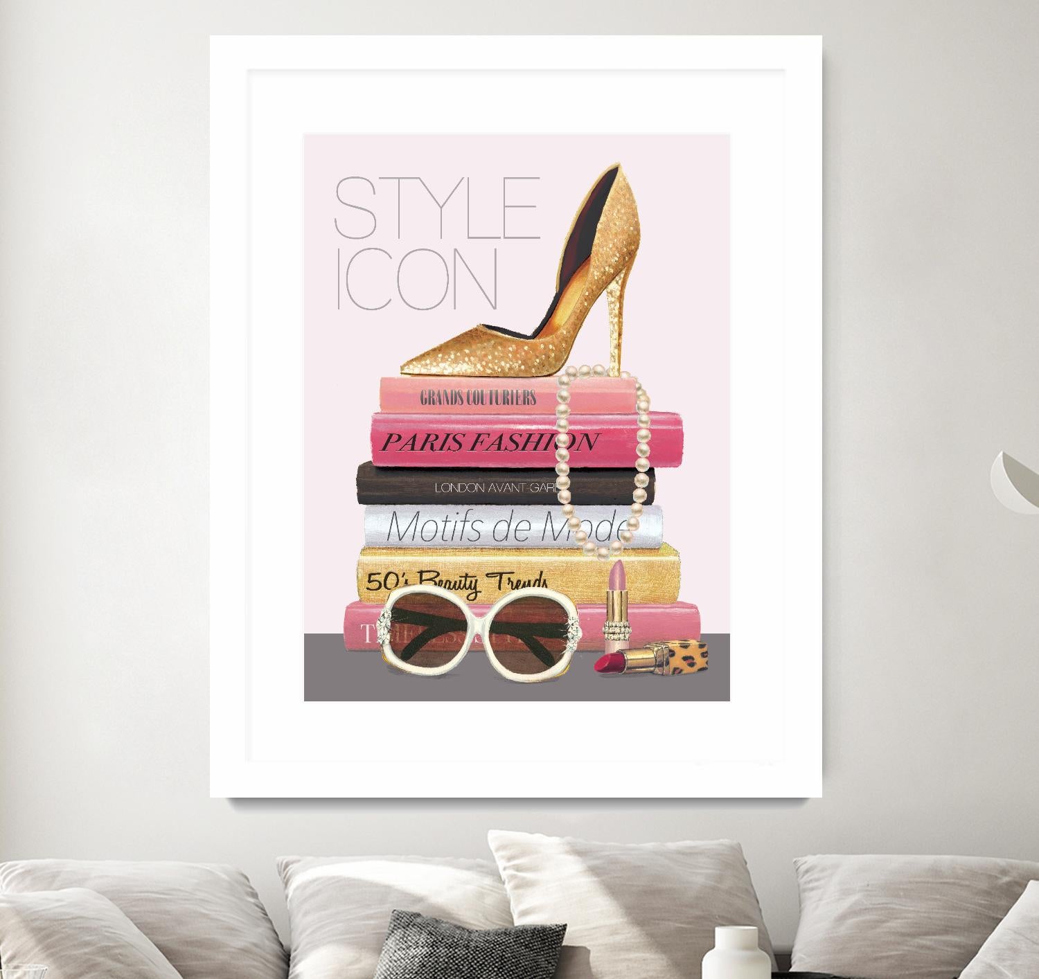 Paris Style II Gold and Black by Marco Fabiano on GIANT ART - grey fashion